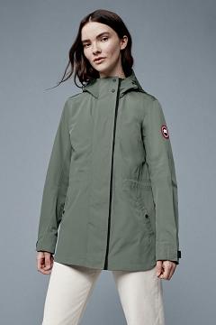 Chamarras Canada Goose Mujer Mexico - Minden Rompevientos Verdes HW5492638